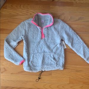No Boundaries Girls XS Pull-Over Sherpa